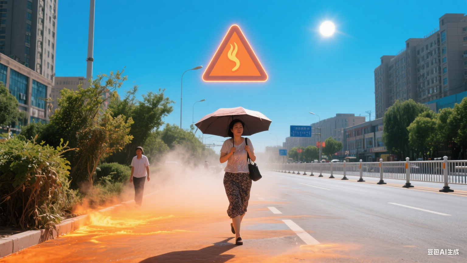 华北黄淮发布高温橙色预警