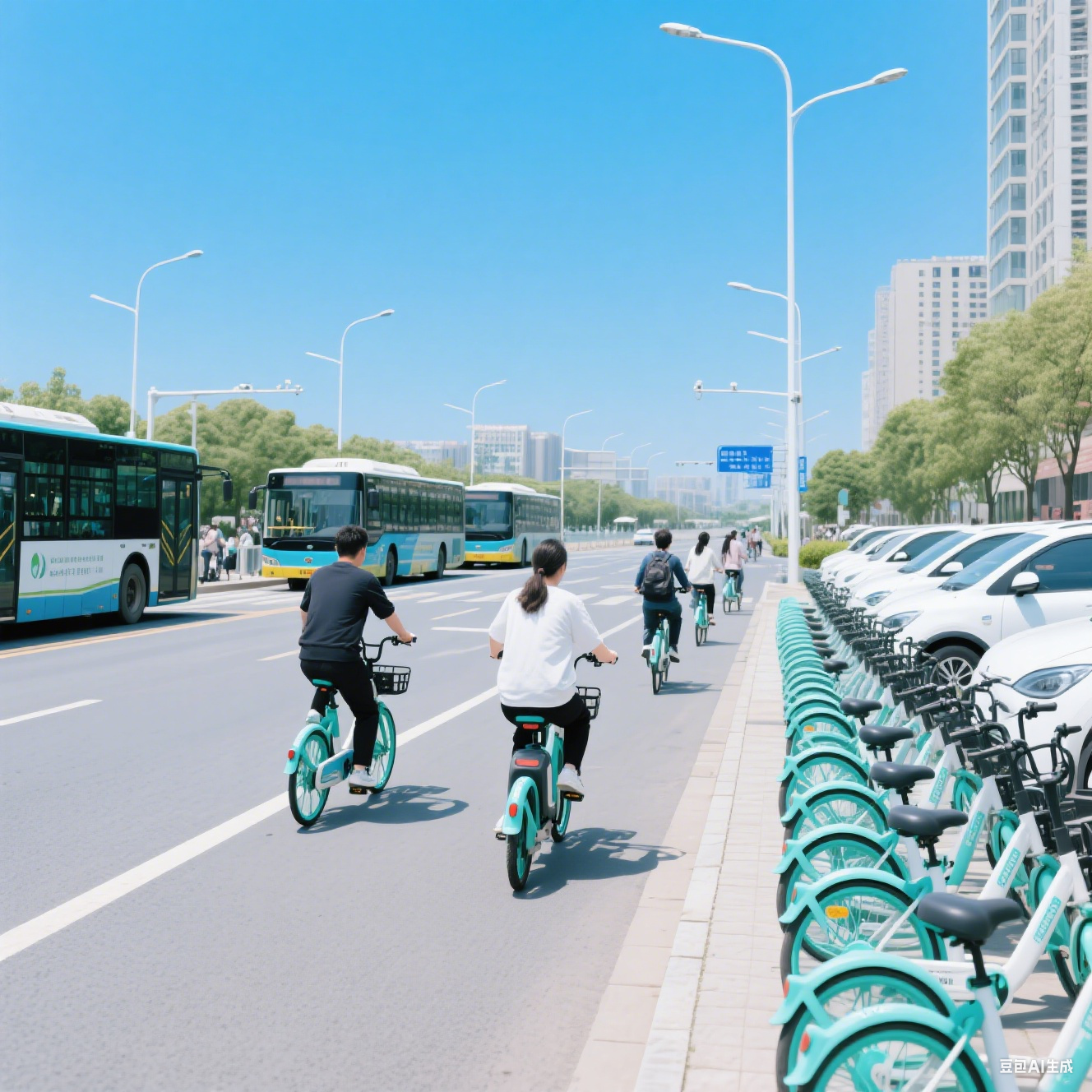 城市绿色出行升级，共享交通工具成主流