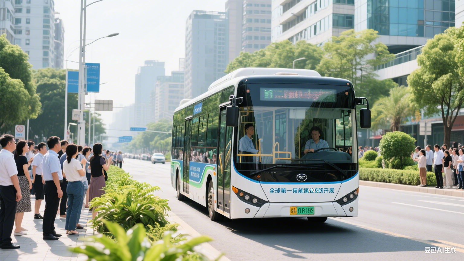 全球首条氢能公交线路在我国南方城市开通