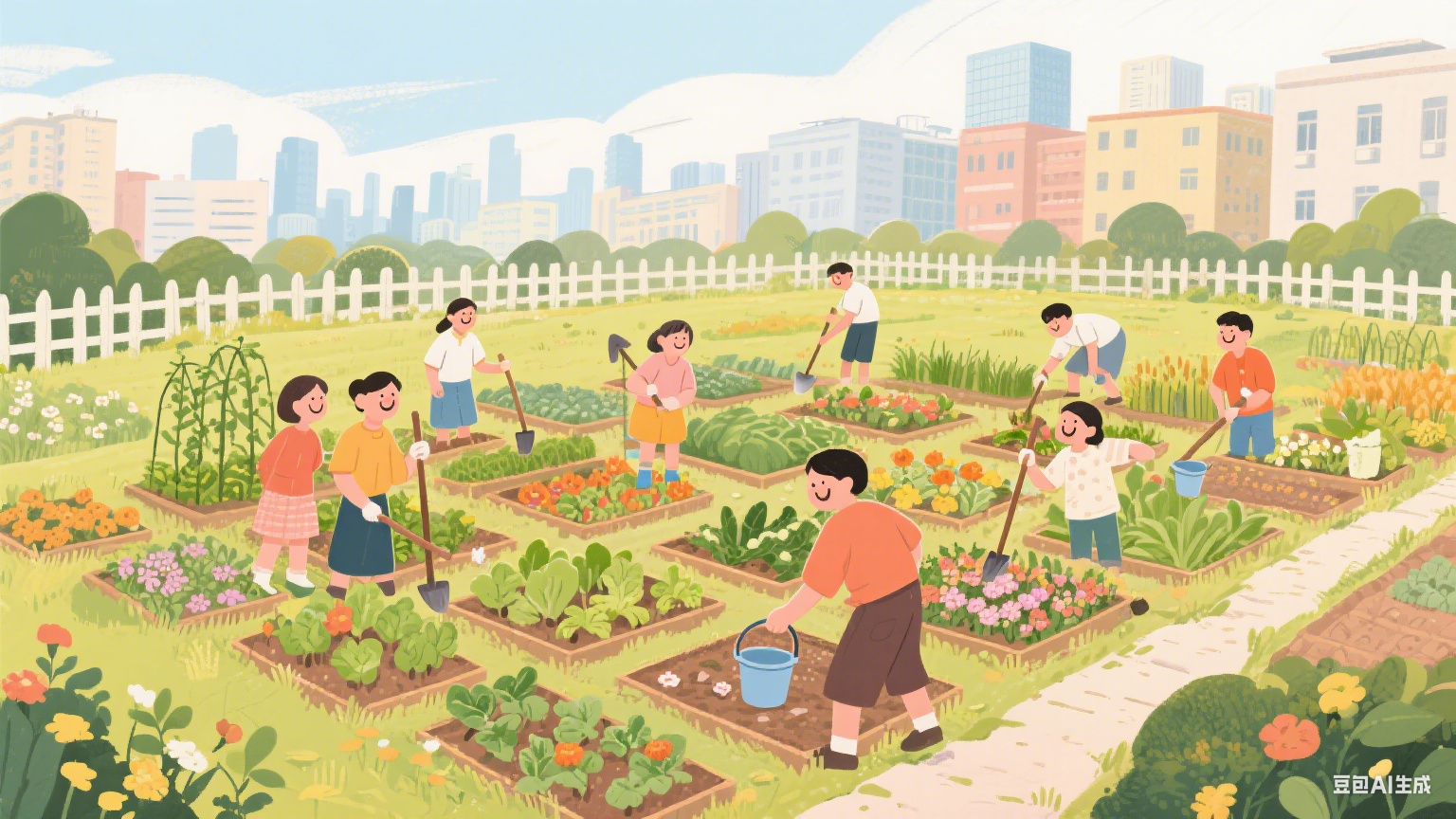 城市共享菜园兴起，市民体验田园乐趣